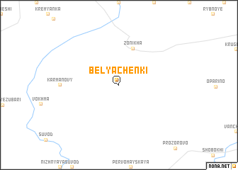 map of Belyachenki