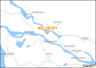 map of Belyachiy