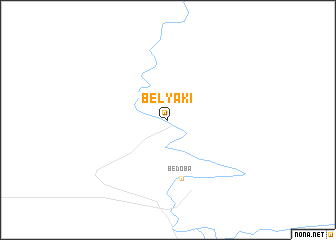 map of Belyaki