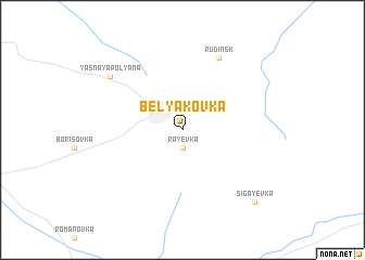 map of Belyakovka