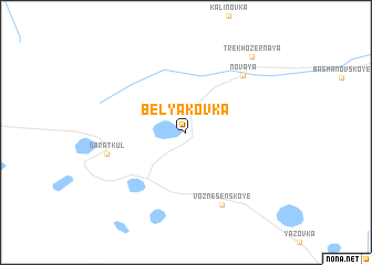 map of Belyakovka