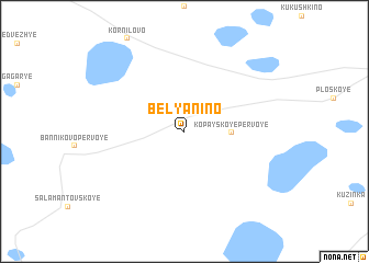map of Belyanino