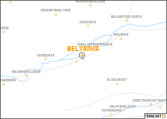 map of Belyanka