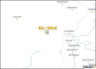 map of Belyanka