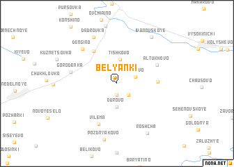 map of Belyanki