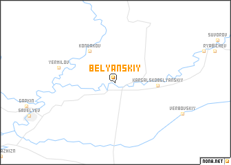 map of Belyanskiy