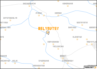 map of Belyavtsy