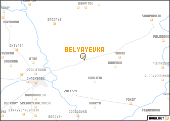 map of Belyayevka