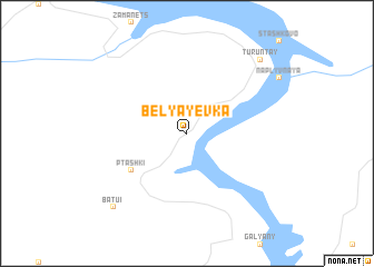 map of Belyayevka