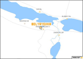 map of Belyayevka