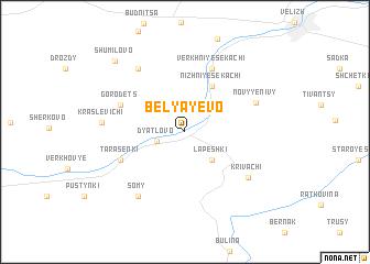 map of Belyayevo