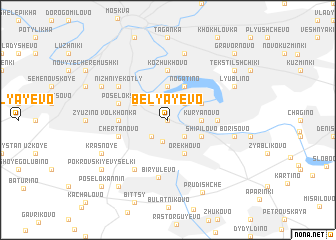 map of Belyayevo