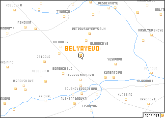 map of Belyayevo