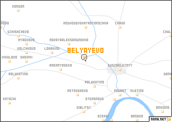 map of Belyayevo