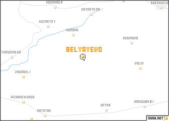map of Belyayevo