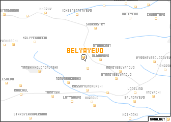 map of Belyayevo