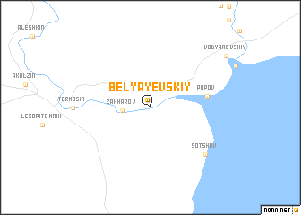 map of (( Belyayevskiy ))