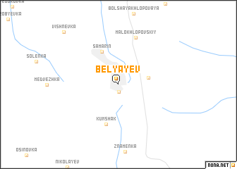 map of Belyayev