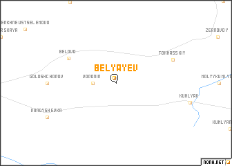 map of Belyayev