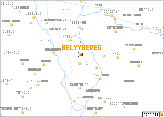 map of Belyy Bereg