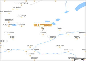 map of Belyy Dvor
