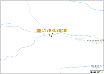 map of Belyye Klyuchi