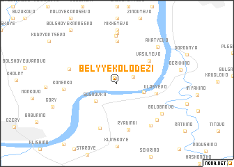 map of Belyye Kolodezi