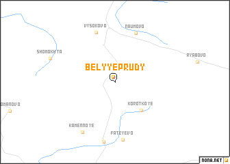 map of Belyye Prudy