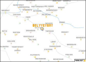 map of Belyye Yamy