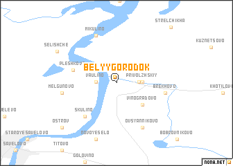 map of Belyy Gorodok