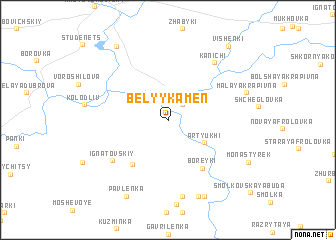 map of Belyy Kamenʼ