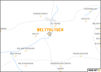 map of Belyy Klyuch