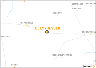 map of Belyy Klyuch