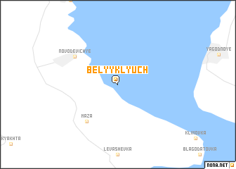 map of Belyy Klyuch