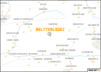 map of Belyy Kolodez\