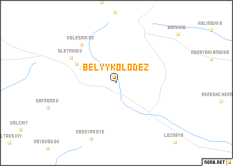 map of Belyy Kolodez\