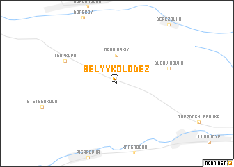 map of Belyy Kolodez\