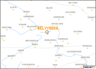 map of Belyy Mokh