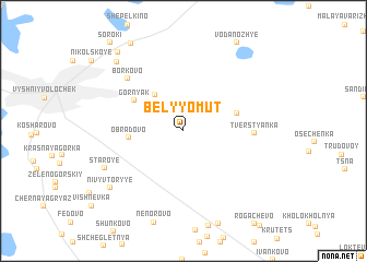 map of Belyy Omut