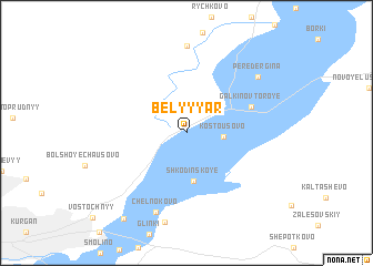 map of Belyy Yar