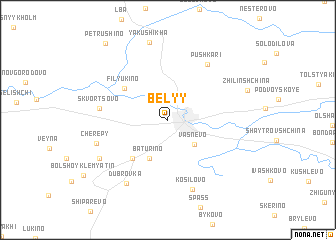 map of Belyy