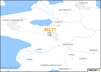 map of Belyy