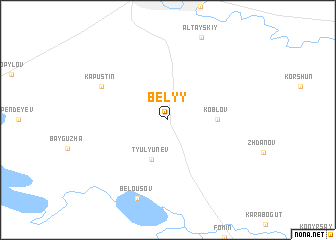 map of Belyy