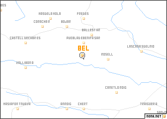 map of Bel