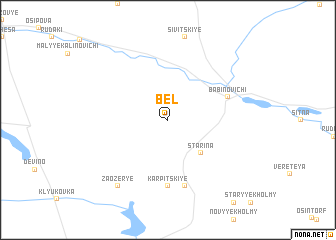 map of Belʼ