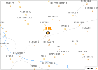 map of Bel\