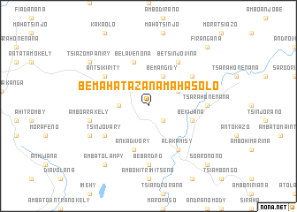 map of Bemahatazana-Mahasolo