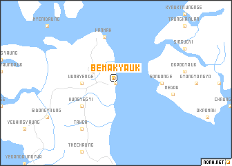 map of Be-makyauk