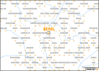 map of Bemal