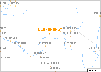 map of Bemananasy